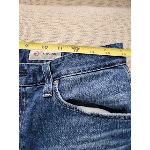 AG Adriano Goldschmied Women The Ex-boyfriend Japanese fabric slim jean size 30 - Picture 11 of 12